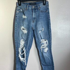 Aeropostale women's size 0 Mom jeans distressed